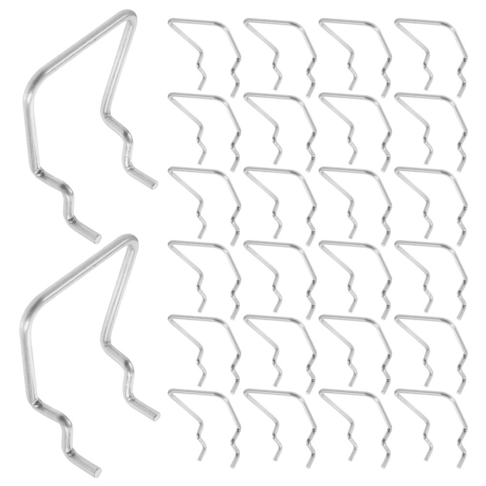 Pegboard Office Organizer - 30Pcs Stainless Steel Pegboard Hooks 3.5mm