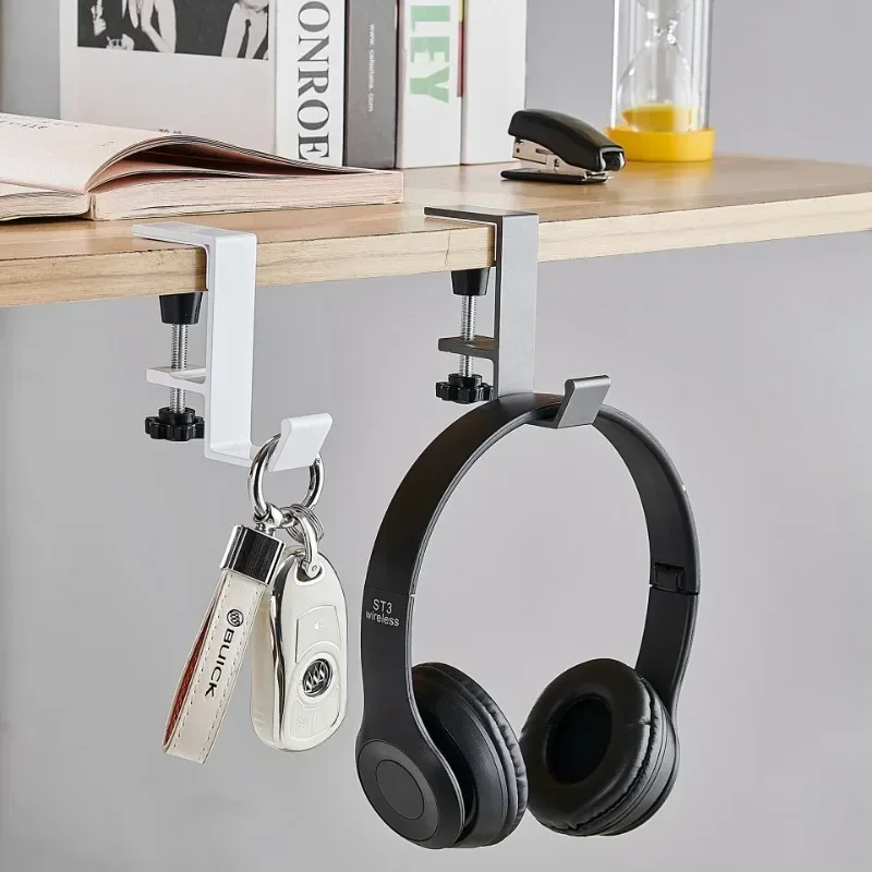 1/2pc Adjustable Desk Edge Hoo - Pegboard Office Organizer ulasan dan harga