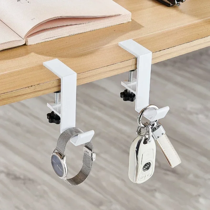 1/2pc Adjustable Desk Edge Hoo - Pegboard Office Organizer ulasan dan harga