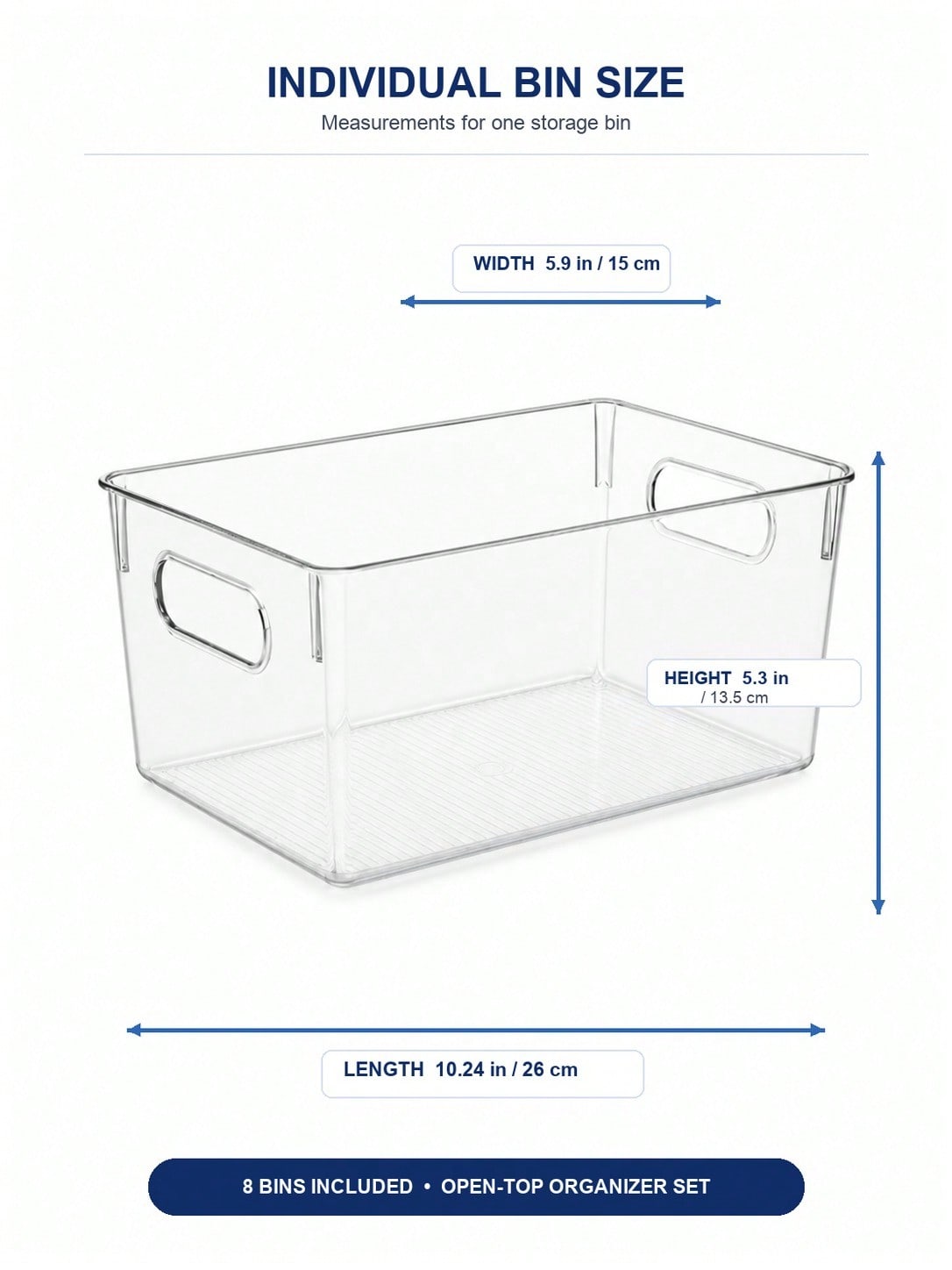8-Pack Clear Storage Bins with - Pegboard Office Organizer ulasan dan harga