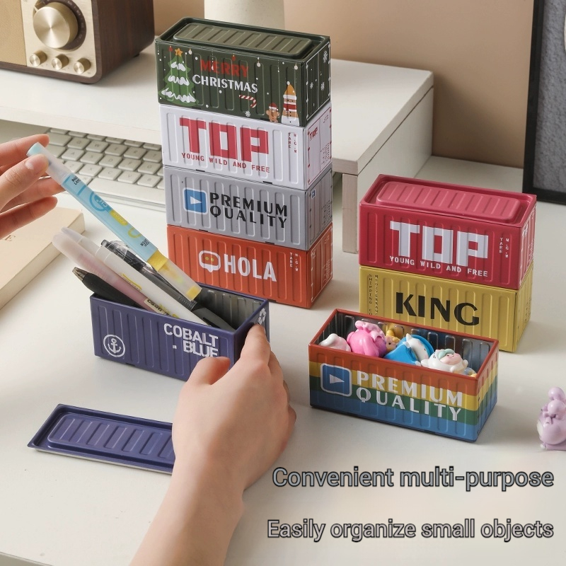 Compact Iron Storage Container - Pegboard Office Organizer ulasan dan harga