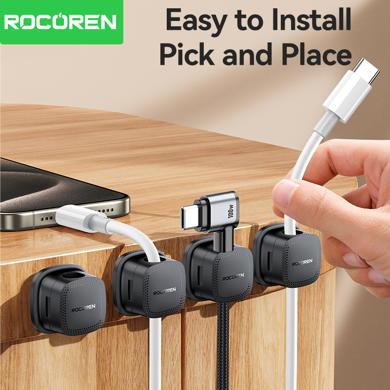 ROCOREN 30PCS Magnetic Cable O - Pegboard Office Organizer ulasan dan harga