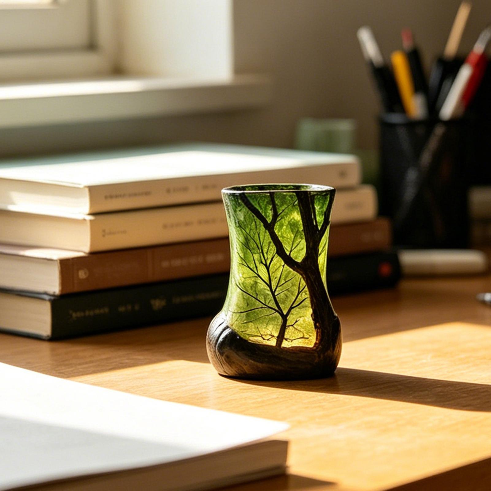 Bedside Table Lamp Forest Nigh - Office Furniture Home ulasan dan harga