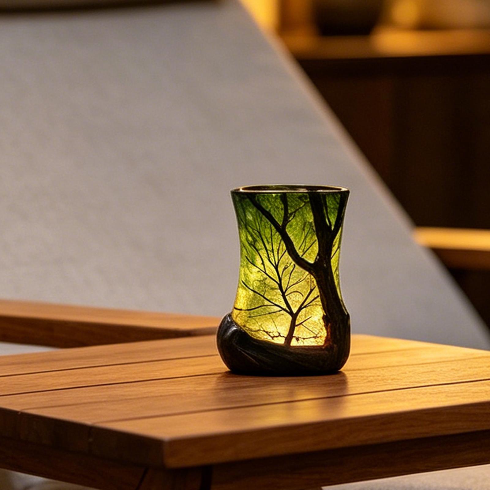 Bedside Table Lamp Forest Nigh - Office Furniture Home ulasan dan harga