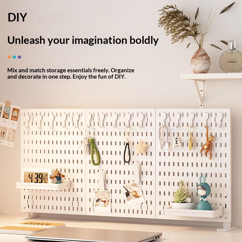 No Drill Clamp Mount Vertical  - Pegboard Office Organizer ulasan dan harga