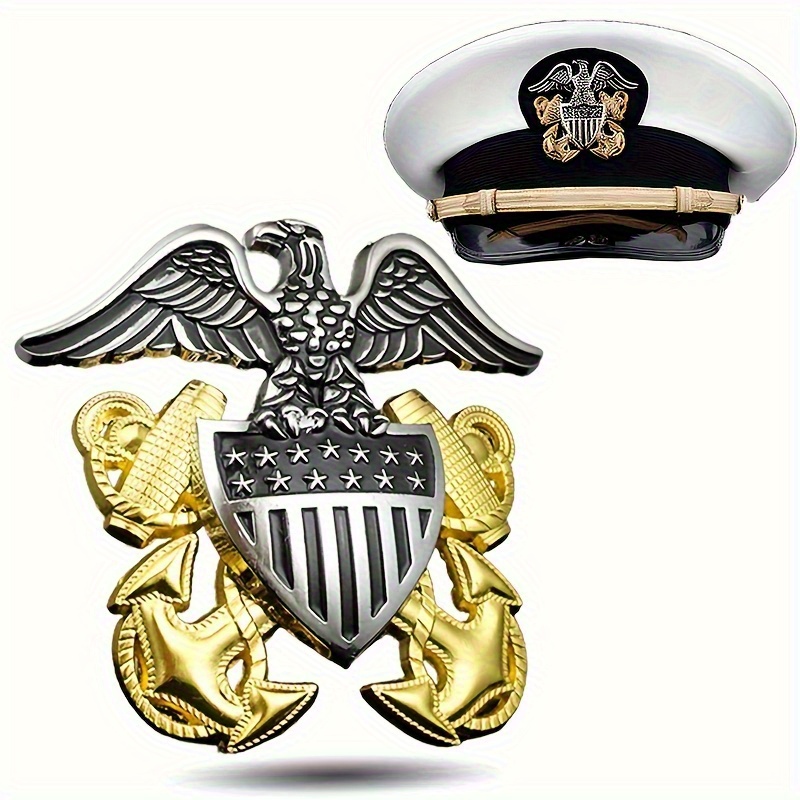 US Naval Officer Hat Badge Eag - Office Furniture Solutions ulasan dan harga