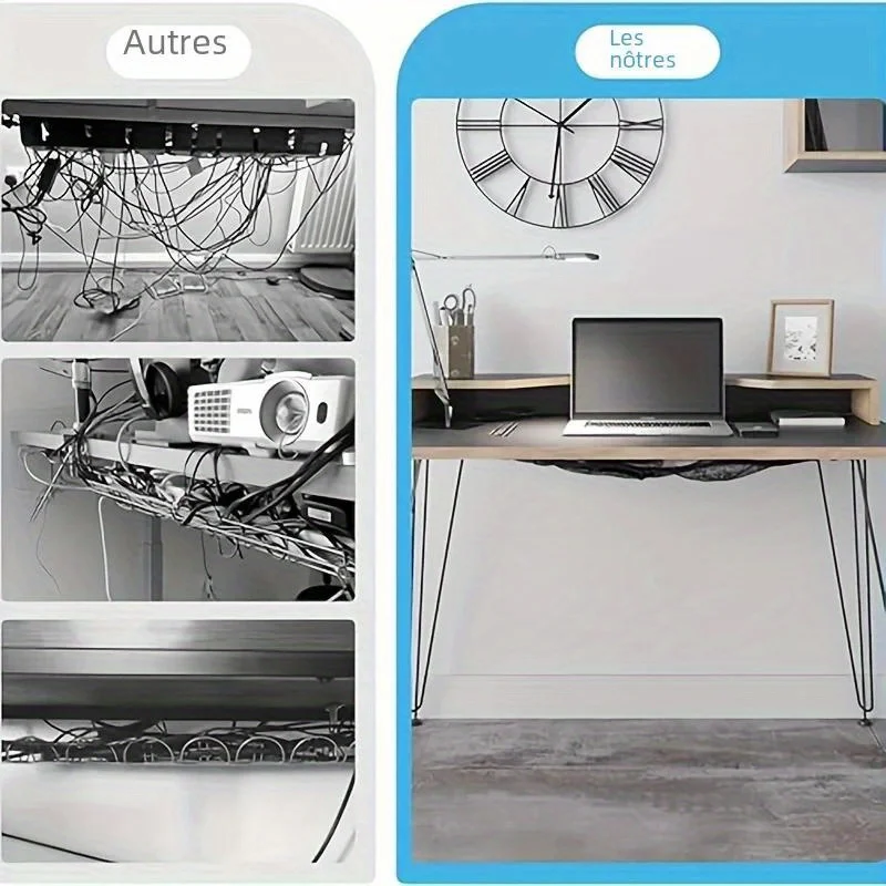 Under Desk Cable Management Ne - Pegboard Office Organizer ulasan dan harga