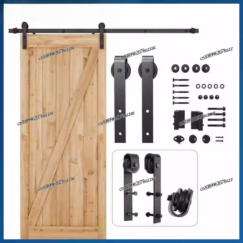 Barn Door Track Sliding Gate S - Office Furniture Hardware ulasan dan harga