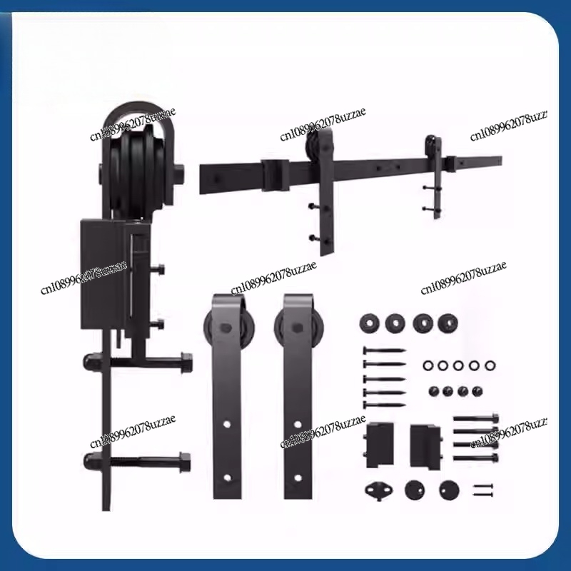 Barn Door Track Sliding Gate S - Office Furniture Hardware ulasan dan harga