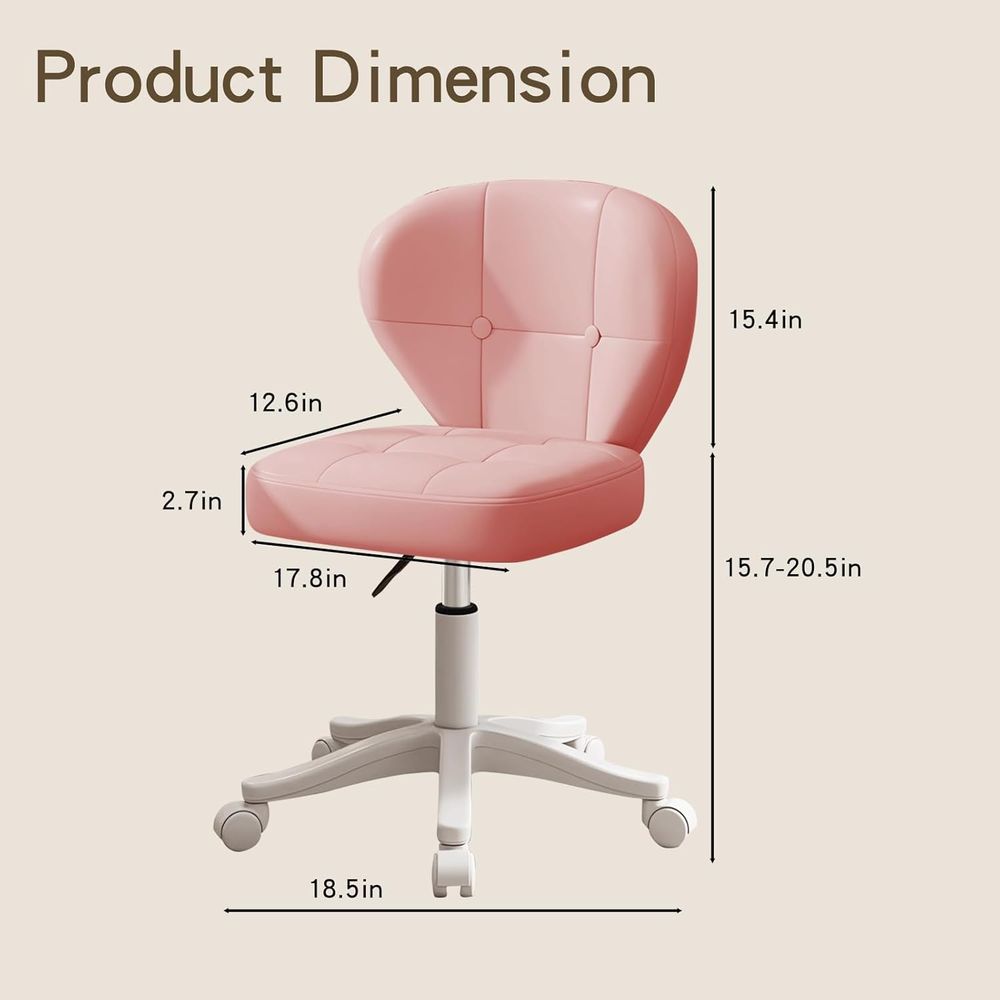 Plush Swivel Office Chair with - Office Furniture Home ulasan dan harga