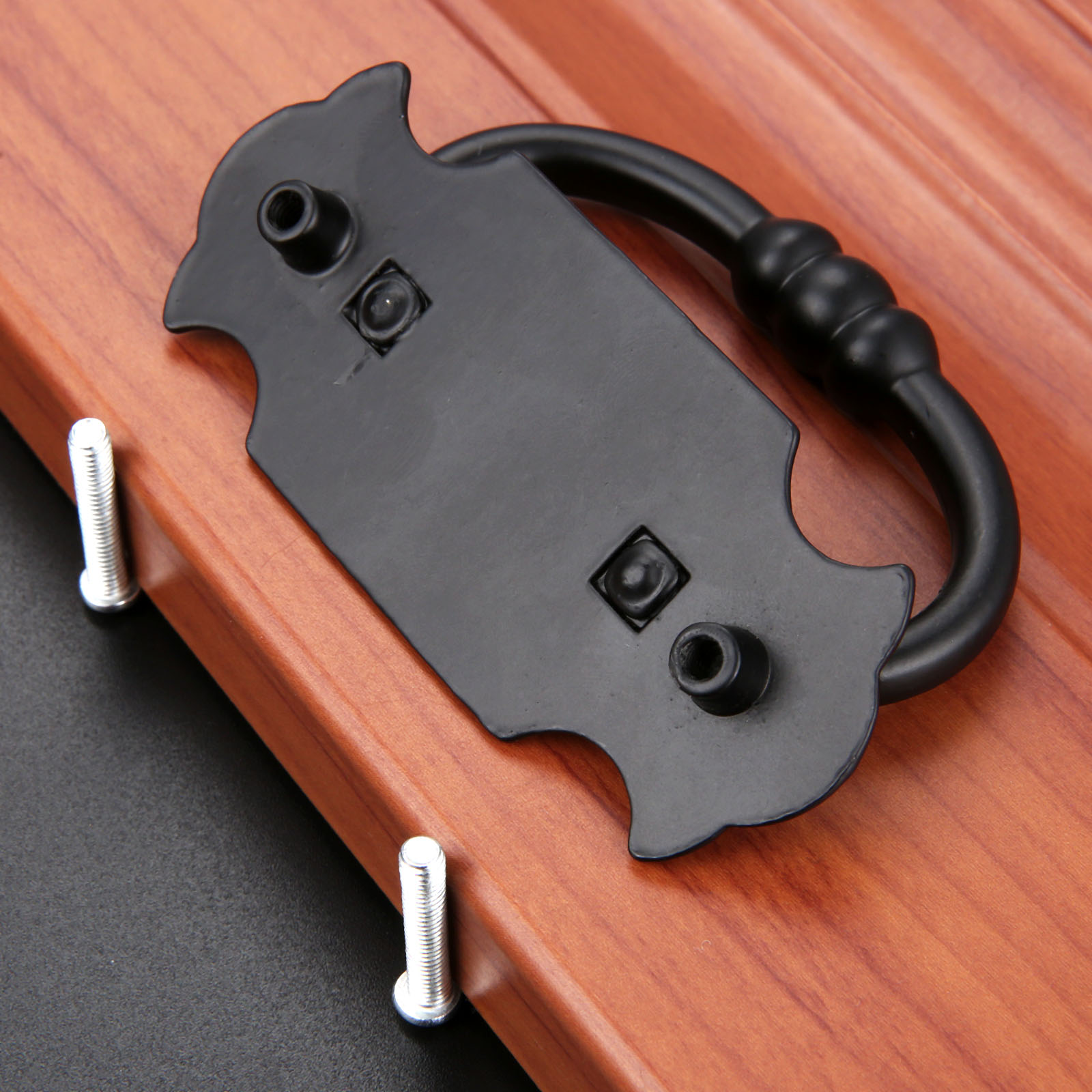 1Pc  88*56mm Black Handle Zinc - Office Furniture Hardware ulasan dan harga