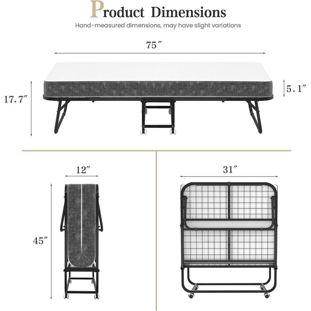 Durable Rollaway Bed with Memo - Office Furniture Home ulasan dan harga