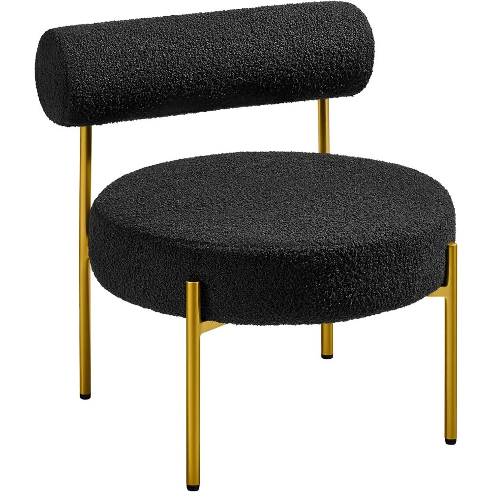 Elegant Vanity Chair with Gold - Office Furniture Home ulasan dan harga